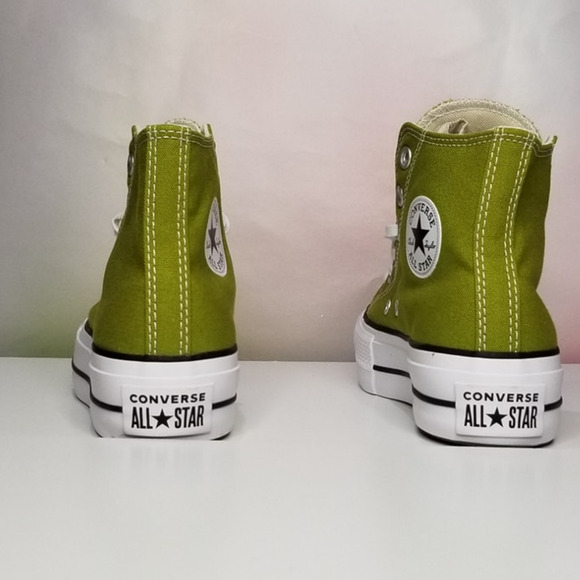 Converse CTAS Women Canvas Lift Hi Top Sneakers Size 5.5 Forrest A08286F NWT - Picture 5 of 8